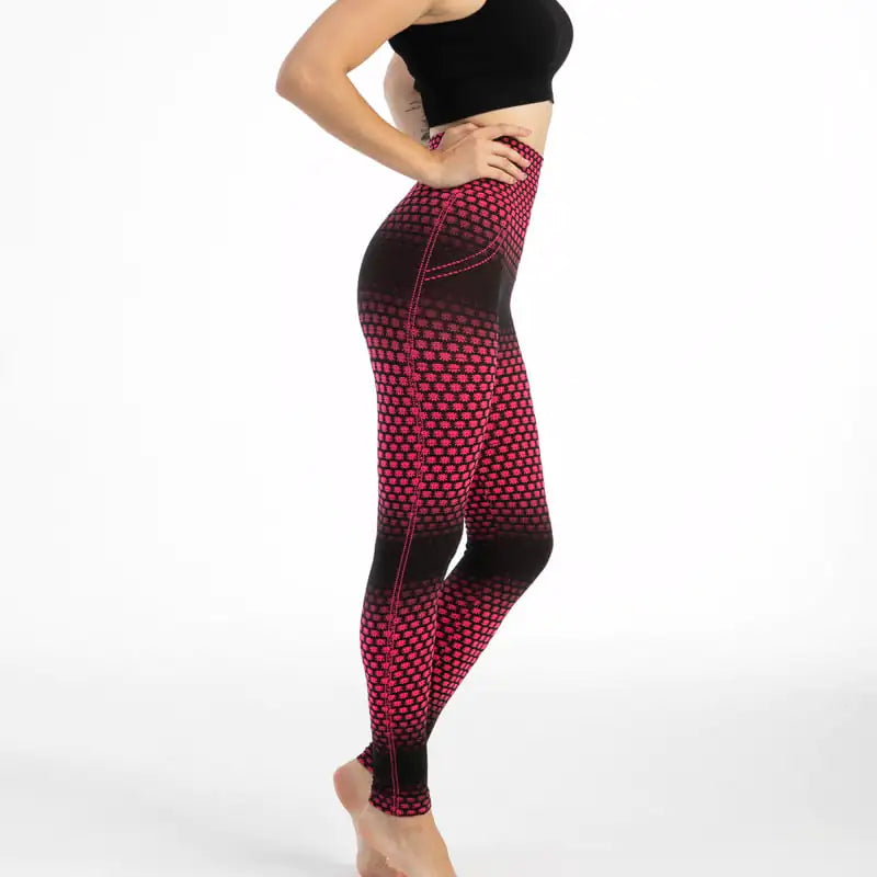 Leopard Print High Waist Gym Leggings