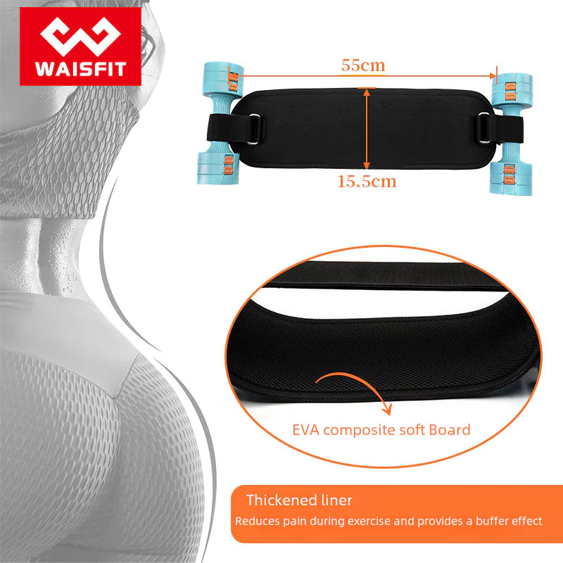 Hip Thrust Belt for Weight Training and Support