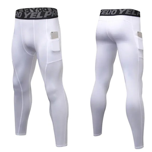 Custom Men’s Compression Leggings for Gym & Running